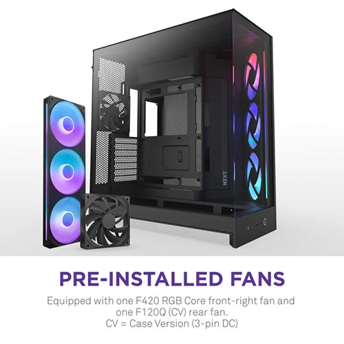 Nzxt H9 Flow RGB 2025 Edition E-ATX Mid Tower Case
