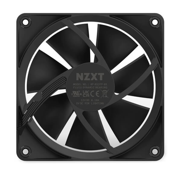 Nzxt F120 RGB 120mm Cabinet Fan (Single Pack)