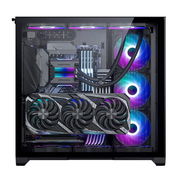 Phanteks MagniumGear Neo Qube 2 Infinity Mirror DRGB (E-ATX) Mid Tower Cabinet (Black)