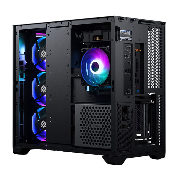 Phanteks MagniumGear Neo Qube 2 Infinity Mirror DRGB (E-ATX) Mid Tower Cabinet (Black)
