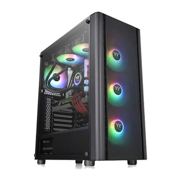 Thermaltake V250 TG Air ARGB (ATX) Cabinet (Black)