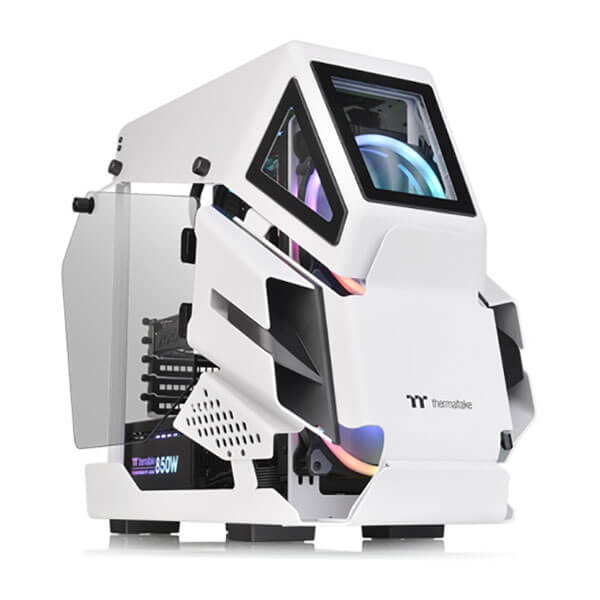 Thermaltake AH T200 Snow (M-ATX) Mini Tower Cabinet (White)