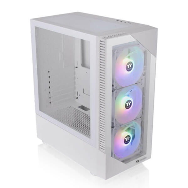 Thermaltake View 200 TG ARGB Snow (ATX) Mid Tower Cabinet (White)