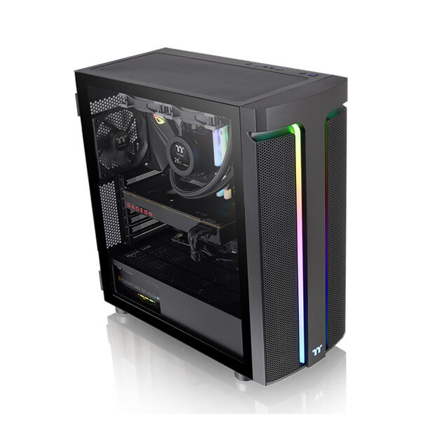 Thermaltake H590 TG ARGB (E-ATX) Mid Tower Cabinet (Black)