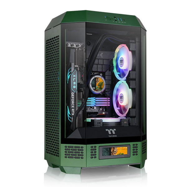 Thermaltake The Tower 300 Racing M-ATX Green Mini Tower Case