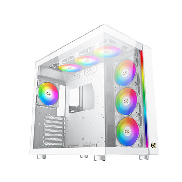 Xigmatek Aqua Ultra Arctic ARGB White E-ATX Mid Tower Case