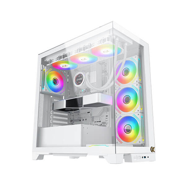 Xigmatek Endorphin Ultra Arctic ARGB White E-ATX Mid Tower Case