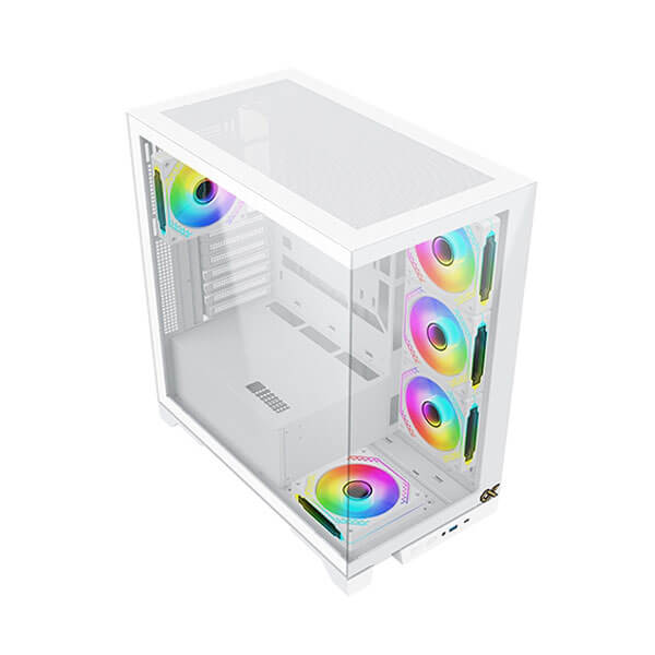 Xigmatek Endorphin Ultra Arctic ARGB White E-ATX Mid Tower Case