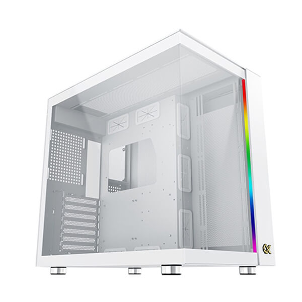 Xigmatek Aqua Ultra Air Arctic ARGB White E-ATX Mid Tower Case