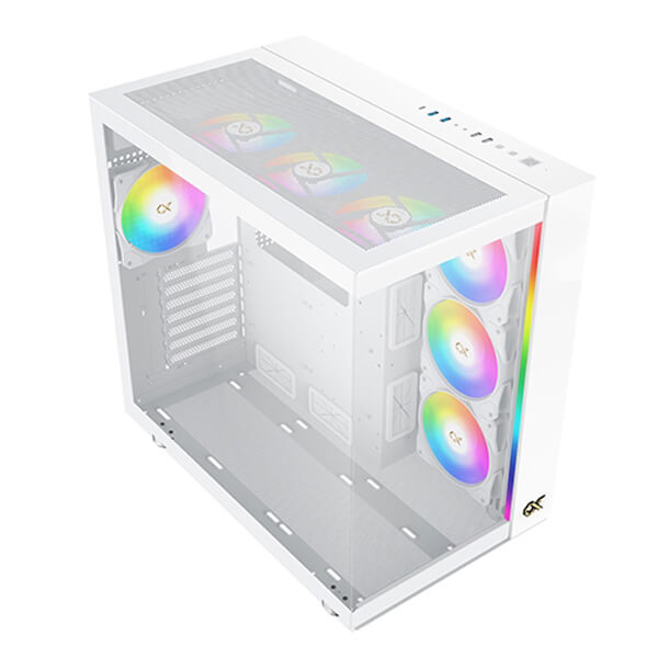 Xigmatek Aqua Ultra Air Arctic ARGB White E-ATX Mid Tower Case