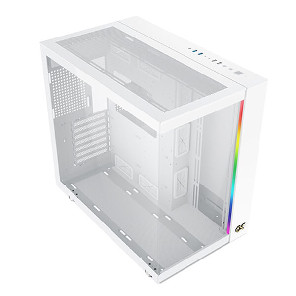 Xigmatek Aqua Ultra Air Arctic ARGB White E-ATX Mid Tower Case