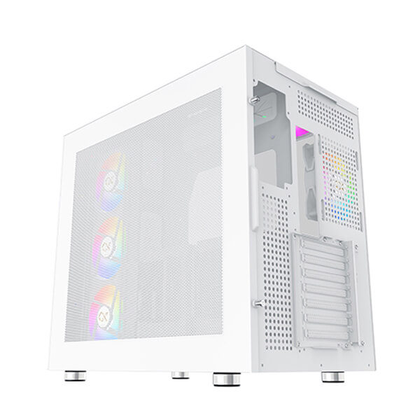 Xigmatek Aqua Ultra Air Arctic ARGB White E-ATX Mid Tower Case