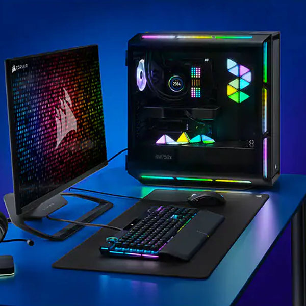 Corsair iCUE LC100 Mini Triangle Case Accent RGB Lighting Panels (9x Tile Expansion Kit)