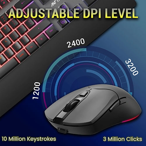 Ant Esports KM550 Pro Wireless Keyboard and Mouse Combo