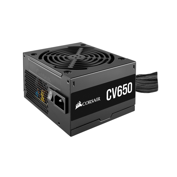 Corsair SPEC-05 Cabinet With CV650 SMPS (Black)
