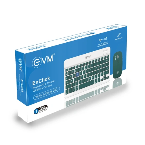 EVM WLKM and EWLM-360 EnClick Keyboard and Mouse Combo