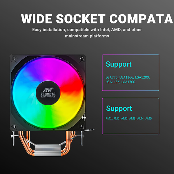 Ant Esports ICE-C200 V2 CPU Air Cooler