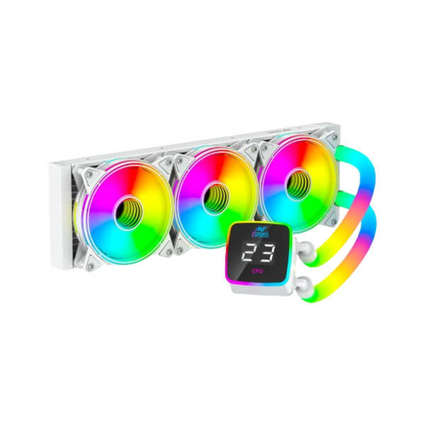 Ant Esports ICE-Glow 360 ARGB CPU Liquid Cooler (White)