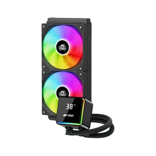 Ant Esports ICEStorm-240 ARGB CPU Liquid Cooler with Temperature Display
