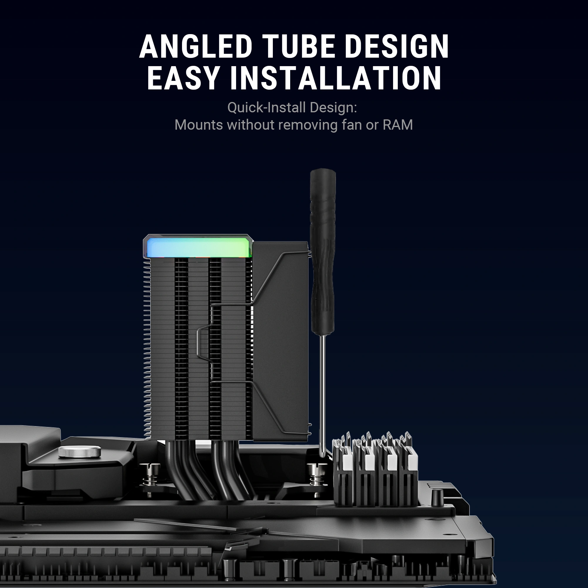 Ant Esports V4 Digital ARGB CPU Air Cooler