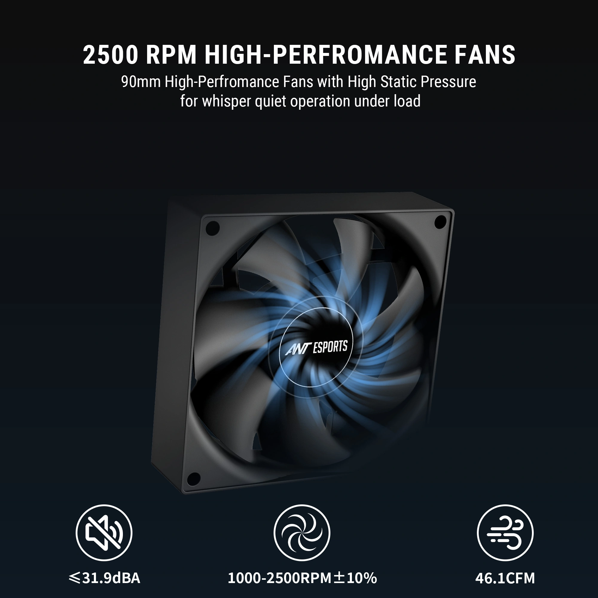 Ant Esports V4 Digital ARGB CPU Air Cooler