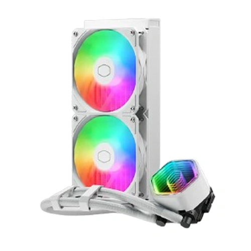 Cooler Master MasterLiquid 240mm Core II ARGB White CPU Liquid Cooler