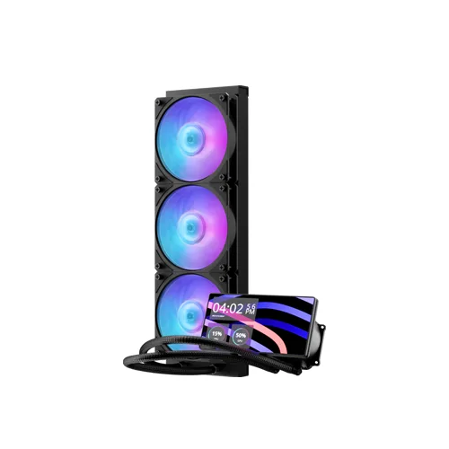Cooler Master MasterLiquid Core 360 ARGB Cpu Liquid Cooler With 6 Inch LCD Display