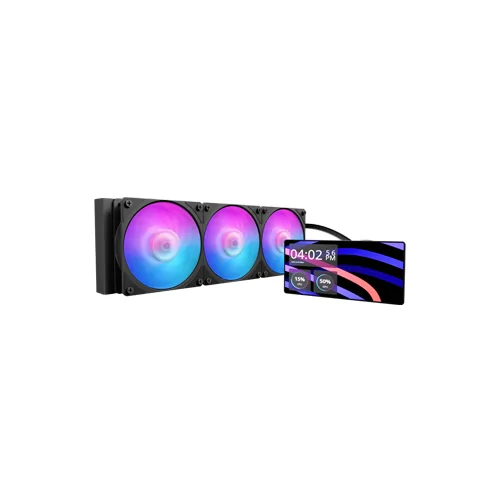 Cooler Master MasterLiquid Core 360 ARGB Cpu Liquid Cooler With 6 Inch LCD Display
