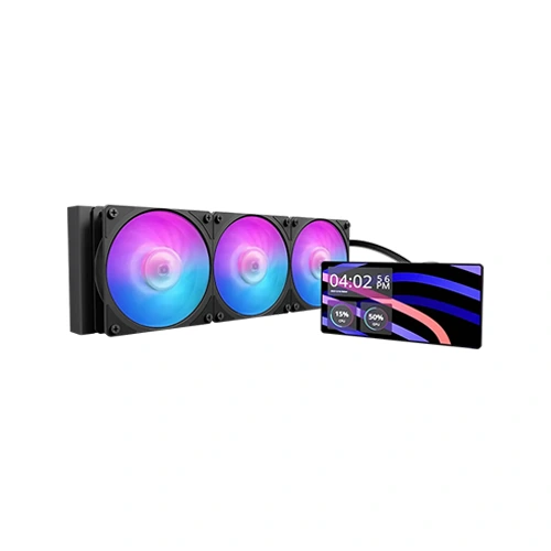 Cooler Master MasterLiquid Core 360 ARGB Cpu Liquid Cooler With 6 Inch LCD Display
