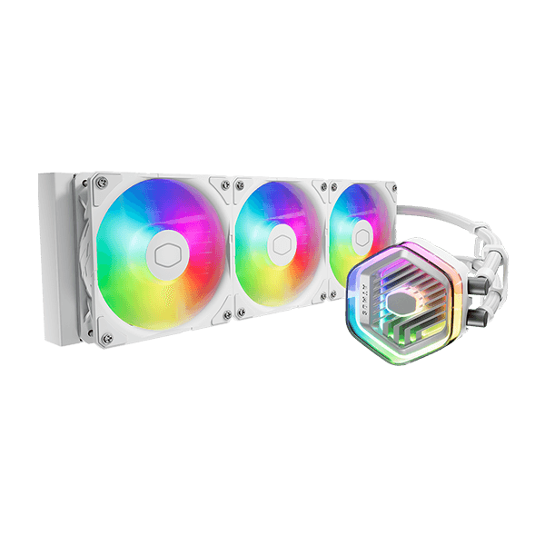 Cooler Master MasterLiquid 360mm Atmos ARGB White CPU Liquid Cooler