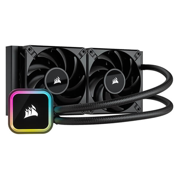 Corsair iCUE H100i RGB Elite CPU Liquid Cooler (Black)