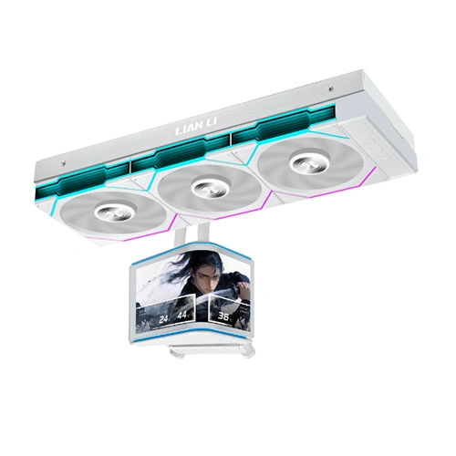 Lian Li Hydroshift II OLED Curved 360TL ARGB White CPU Liquid Cooler