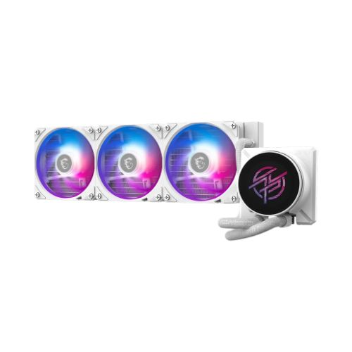 MSI MPG Coreliquid P22 360 ARGB White CPU Liquid Cooler With LCD Display