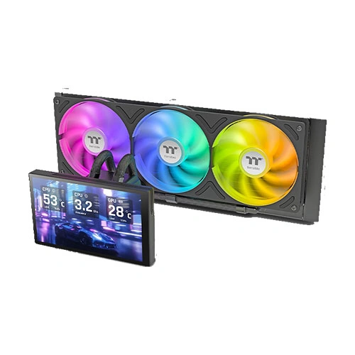 Thermaltake ST360 Ultra ARGB 360mm CPU Liquid Cooler With 7 Inch LCD Display