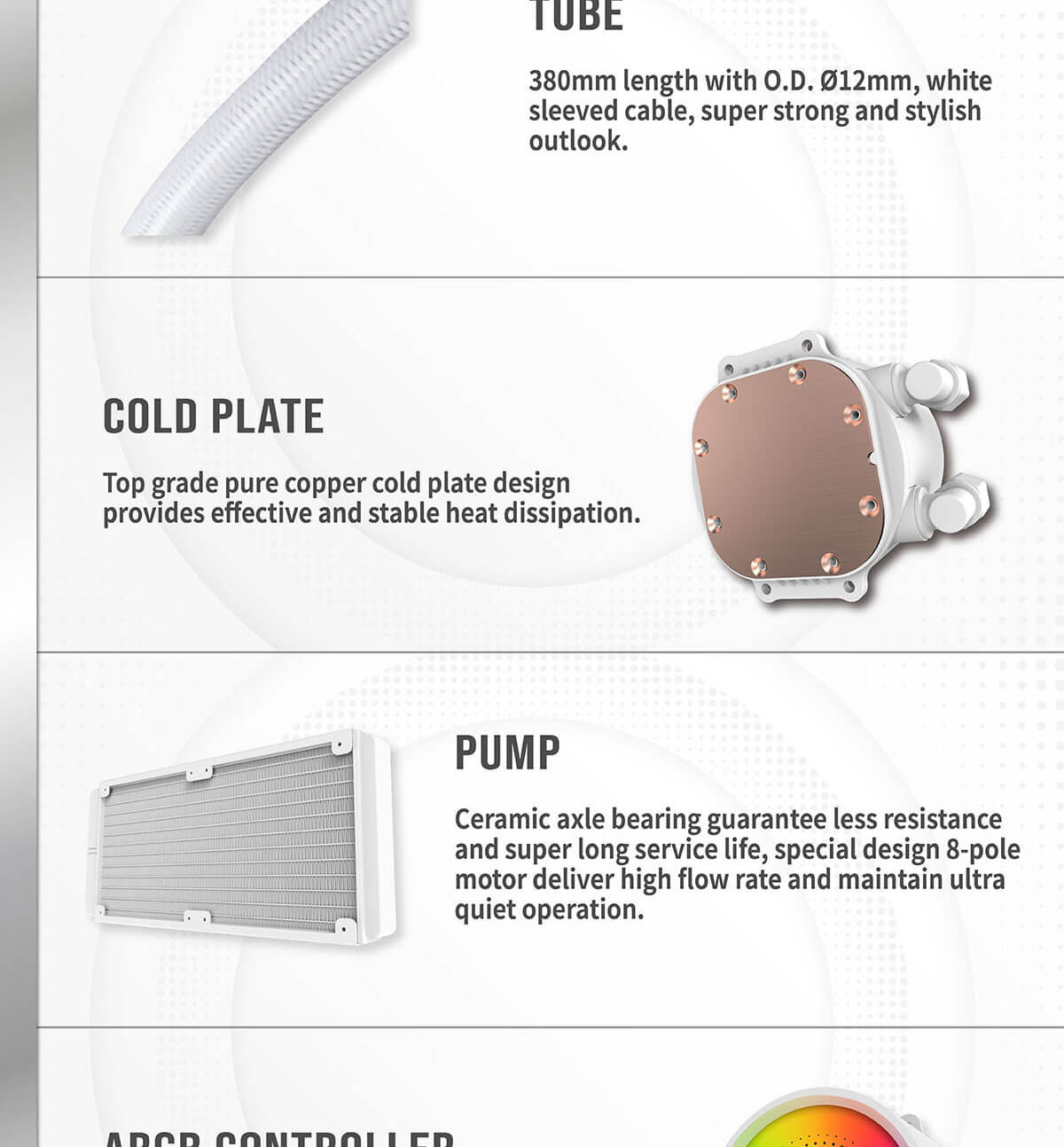 xigmatek cpu cooler white 