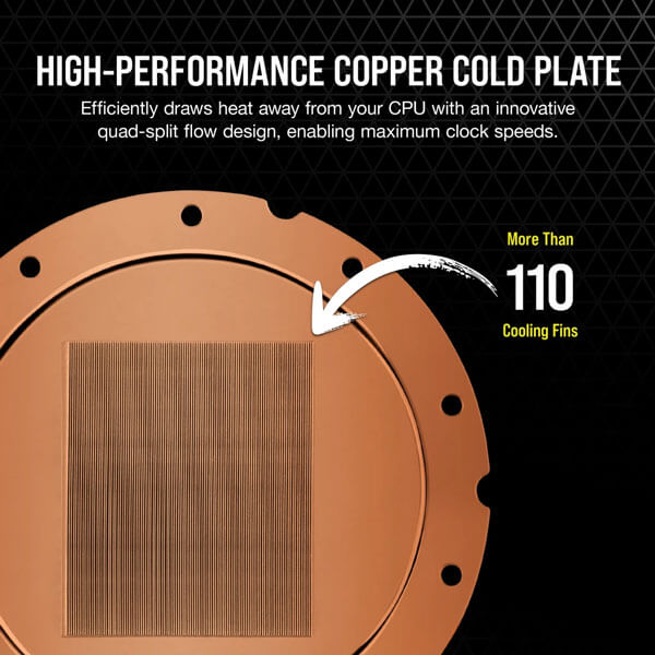 CORSAIR Hydro X Series XC8 RGB PRO CPU Water Block (1700/1200/AM5/AM4) - JayzTwoCents Edition