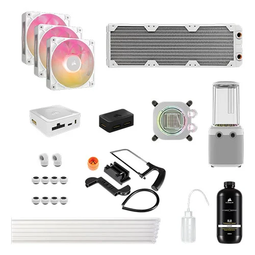 Corsair custom-liquid-cooling [CORSAIR-HYDRO-X] (white)