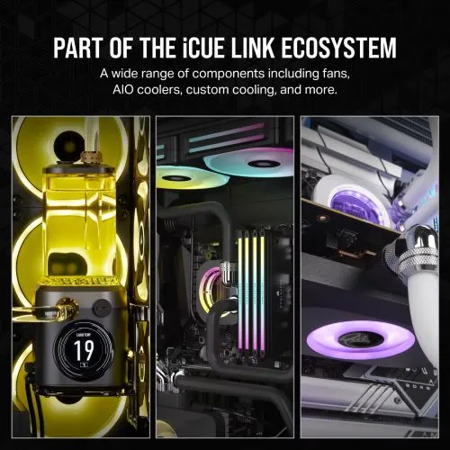 CORSAIR iCUE LINK XD5 RGB Elite LCD Pump and Reservoir– Gray