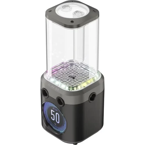 CORSAIR iCUE LINK XD5 RGB Elite LCD Pump and Reservoir&ndash; Gray