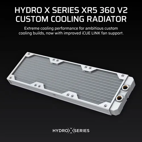 Corsair Hydro X Series XR5 360 V2 White Water Cooling Radiator
