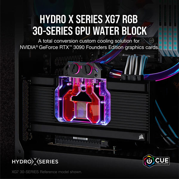 CORSAIR Hydro X Series XG7 RGB 30-SERIES FOUNDERS EDITION GPU Water Block (3090)
