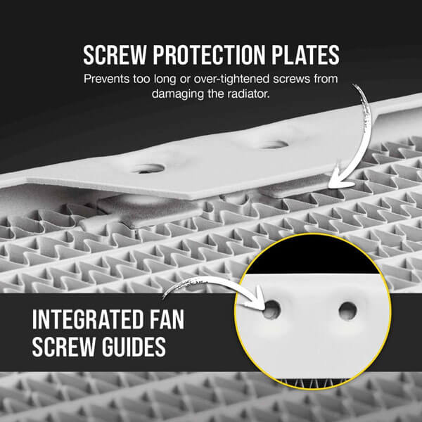 CORSAIR Hydro X Series XR5 240mm White Water Cooling Radiator