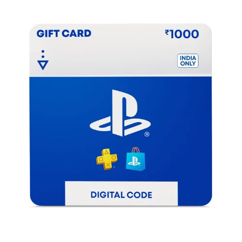 Sony PlayStation Store Gift Card INR 1000