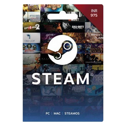 Steam Wallet Digital Gift Voucher INR 975