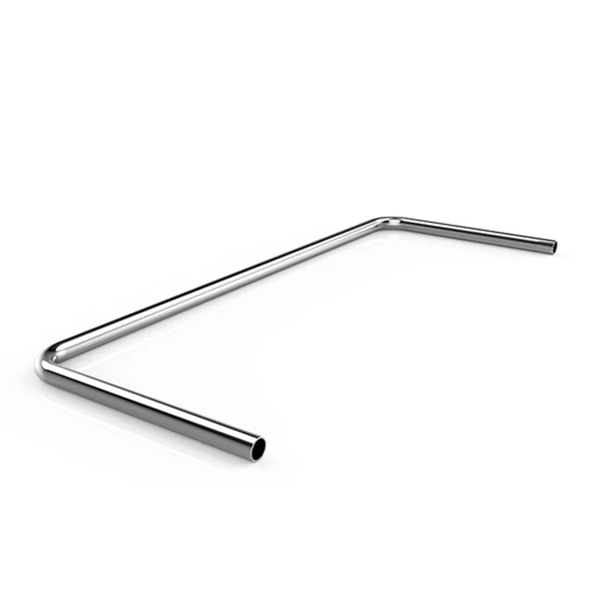 Bykski 500mm/200mm Pre-Bent Double Metal Rigid Tubing 12mm ID x 14mm OD - Chrome Plated Copper (B-PPCTP500X200)