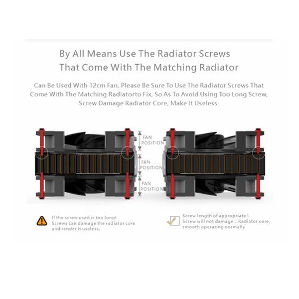 Bykski TK V2 Series 240mm x 40mm Water Cooling Radiator - Black (CR-RD240RC-TK-V2)
