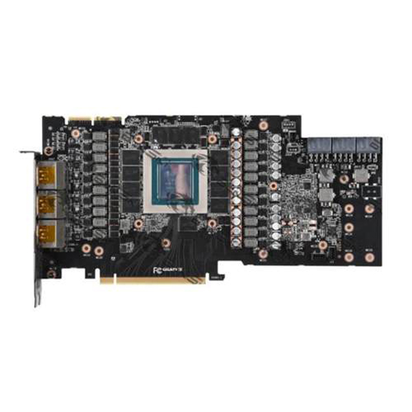Bykski ARGB GPU Water Block With Backplate For Gigabyte Aorus RTX 3090 And RTX 3080 Xtreme - Clear Acrylic (N-GV3090AORUSXE-X)