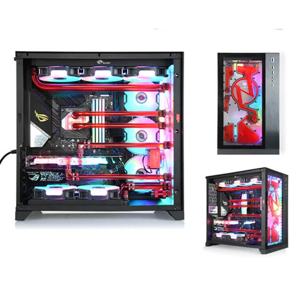 Bykski ARGB Distro Plate For Lian Li PC-O11 Dynamic Front Panel RGV-LAN-O11-LI-P
