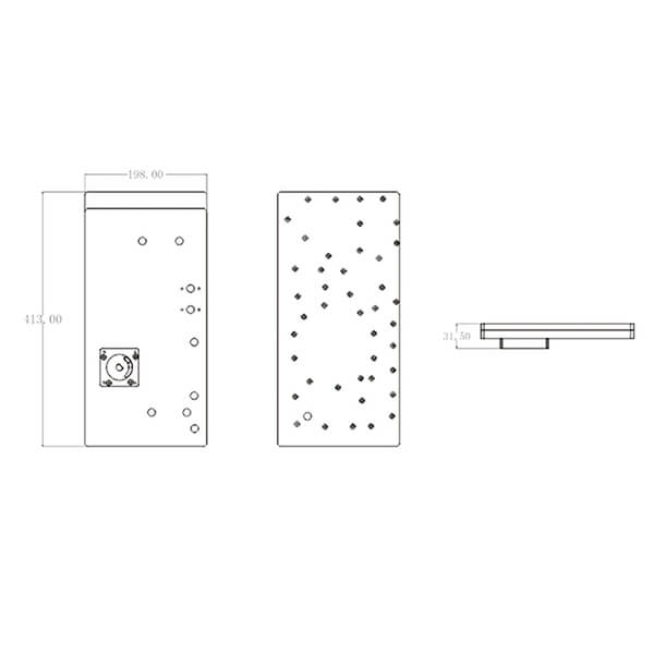 Bykski ARGB Distro Plate For Lian Li PC-O11 Dynamic Front Panel RGV-LAN-O11-LI-P