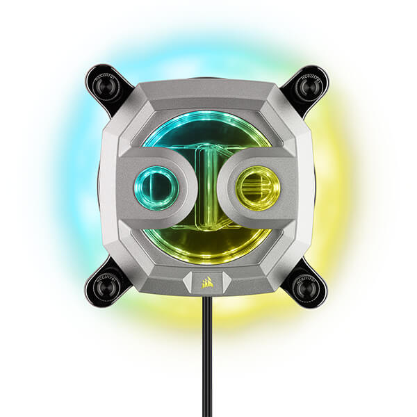 CORSAIR Hydro X Series XC7 RGB CPU Water Block (1200/AM4) &ndash; Silver